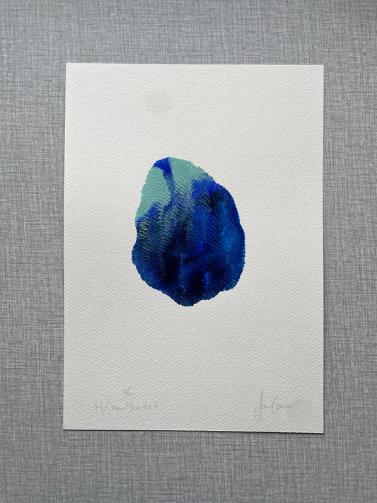 My Ocean Blue Heart 10/10 - A4