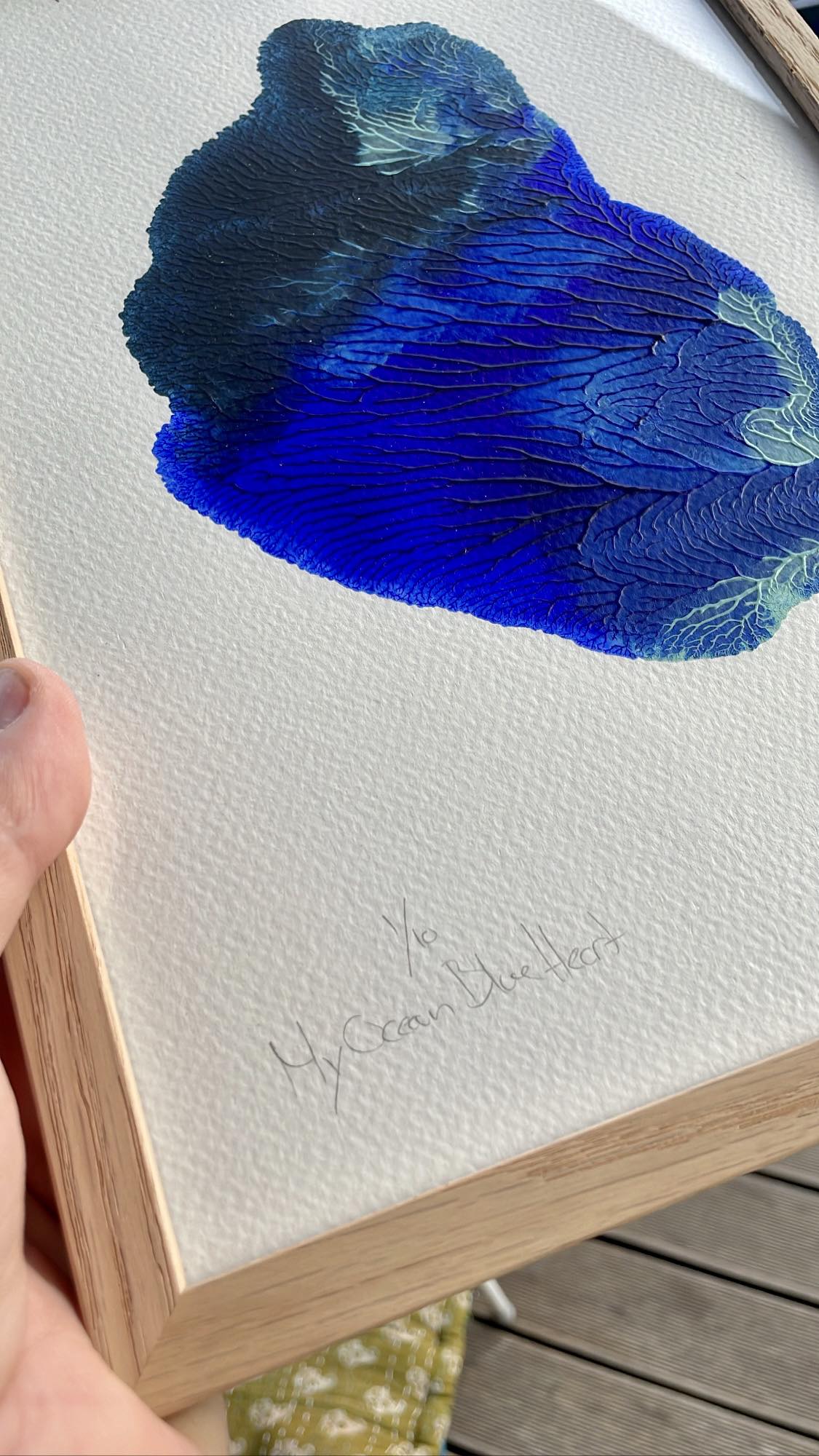 My Ocean Blue Heart 1/10 - A4