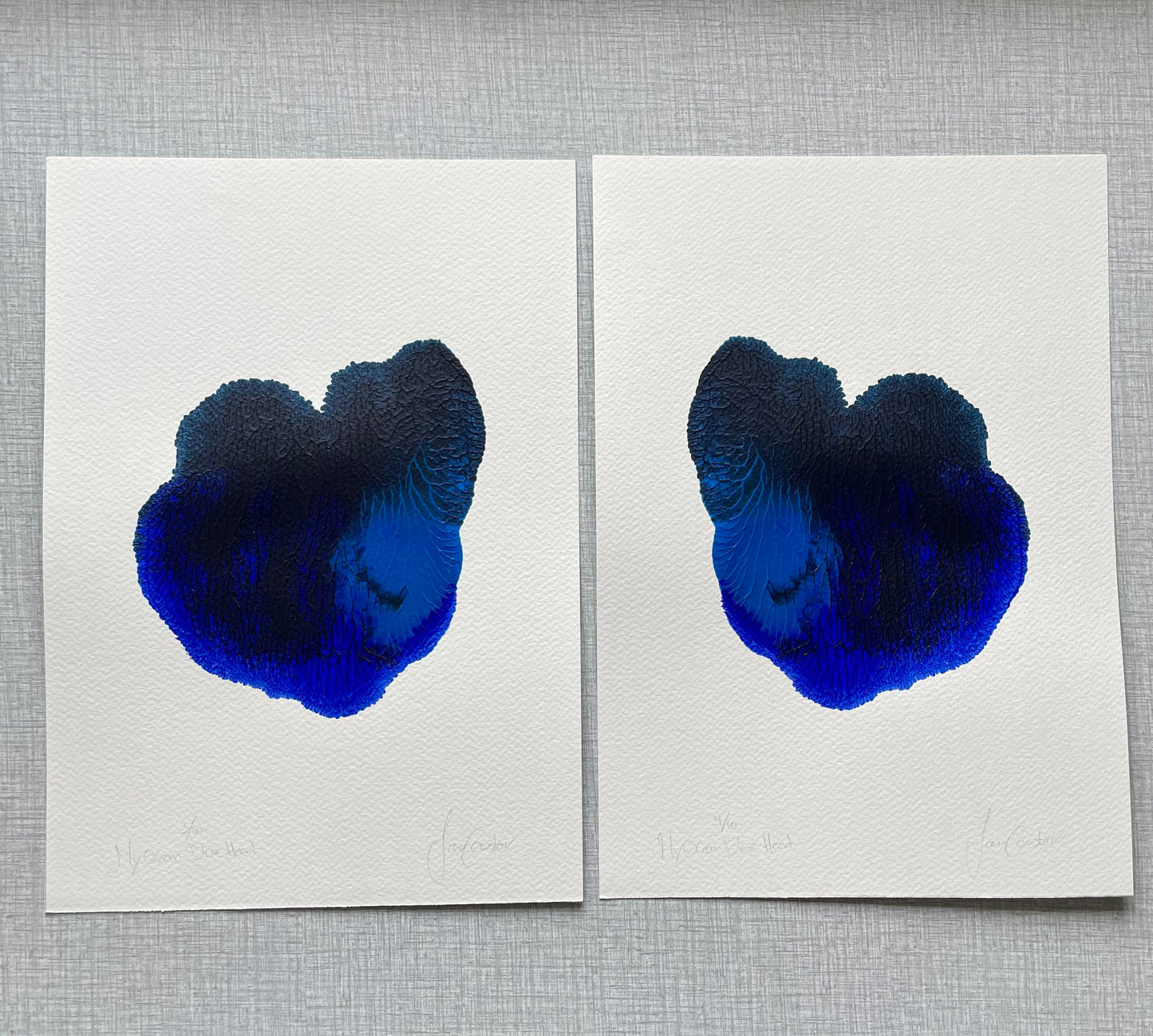 My Ocean Blue Heart 4/10 - A4