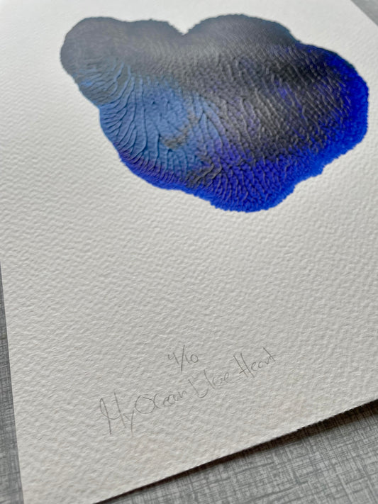 My Ocean Blue Heart 4/10 - A4