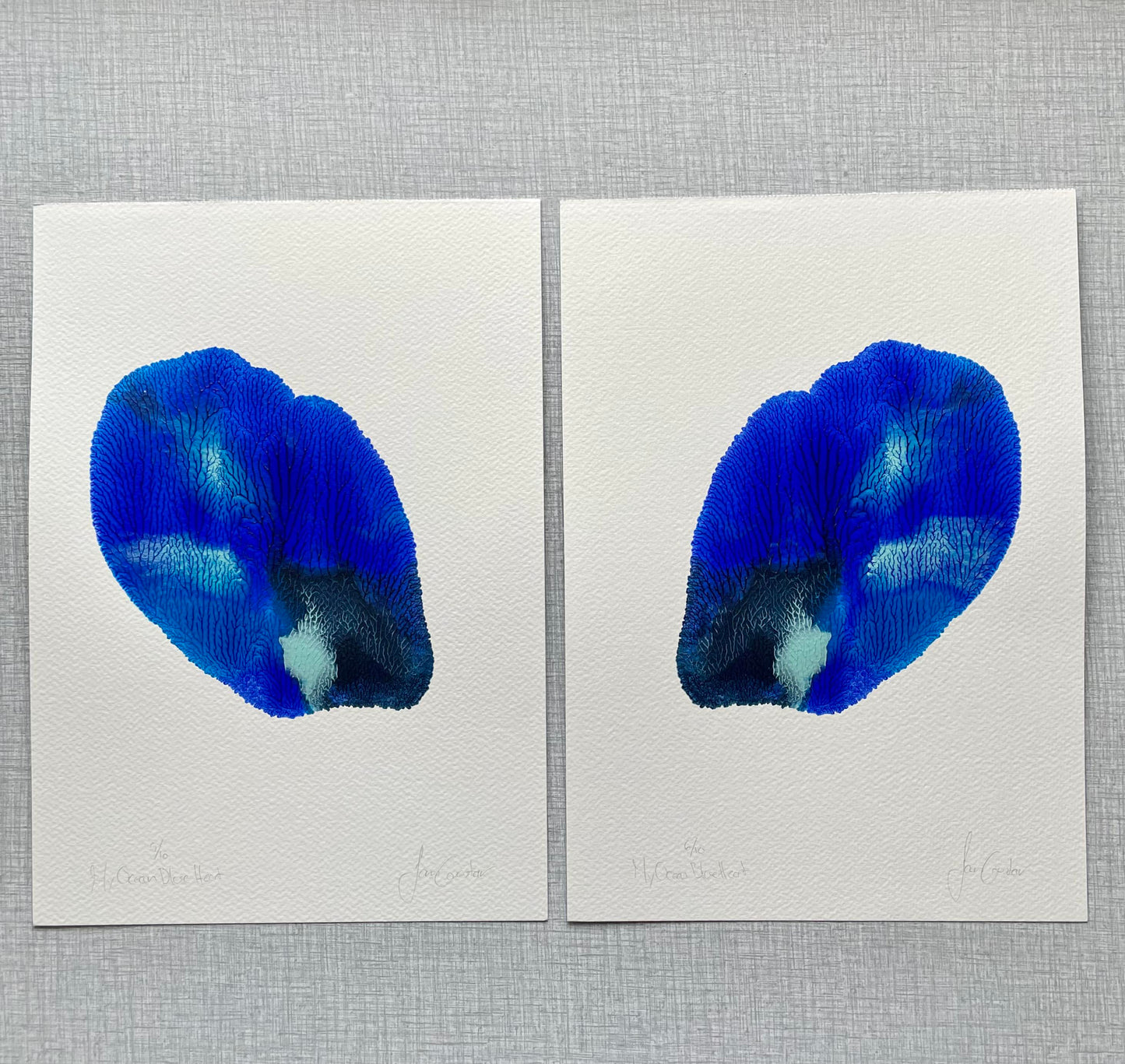 My Ocean Blue Heart 6/10 - A4