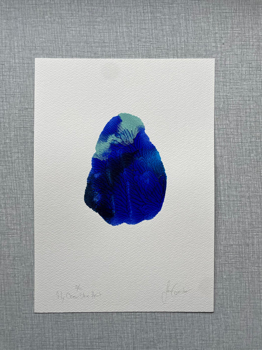 My Ocean Blue Heart 8/10 - A4