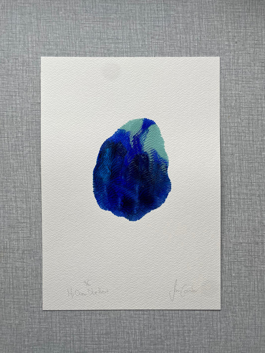 My Ocean Blue Heart 9/10 - A4