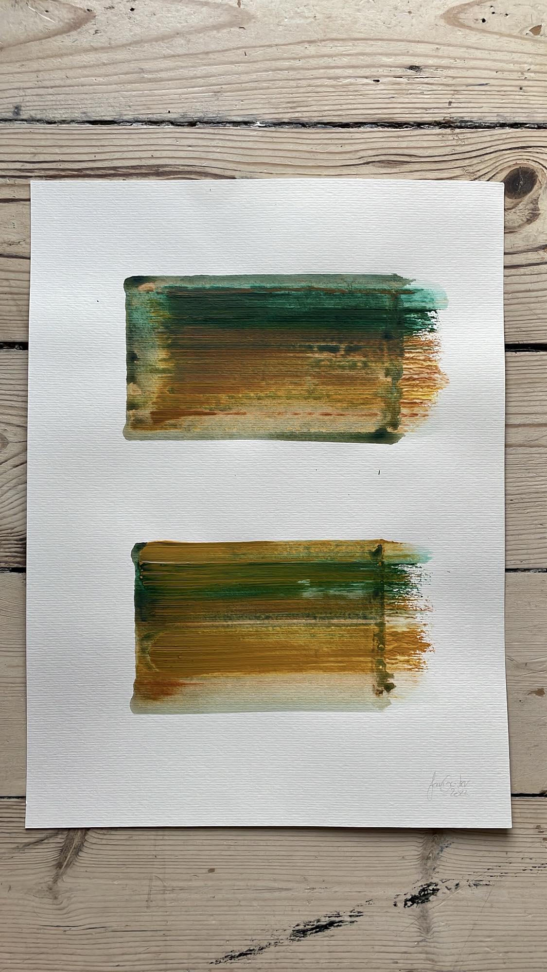 Brush strokes / 30x40cm