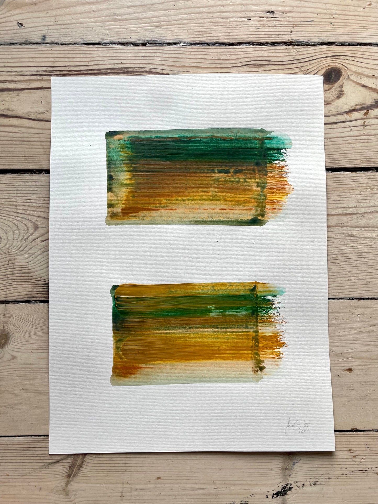 Brush strokes / 30x40cm