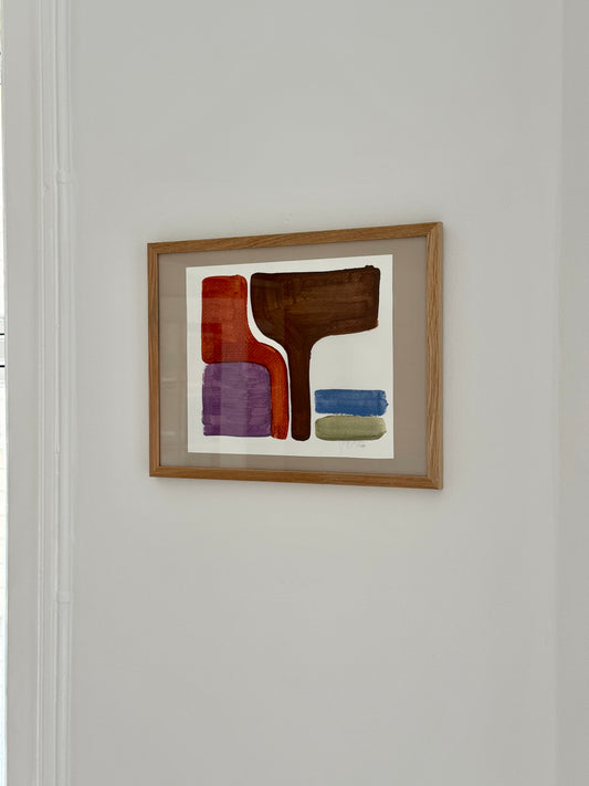 HORIZONT / Fragment 06 Brown Drip