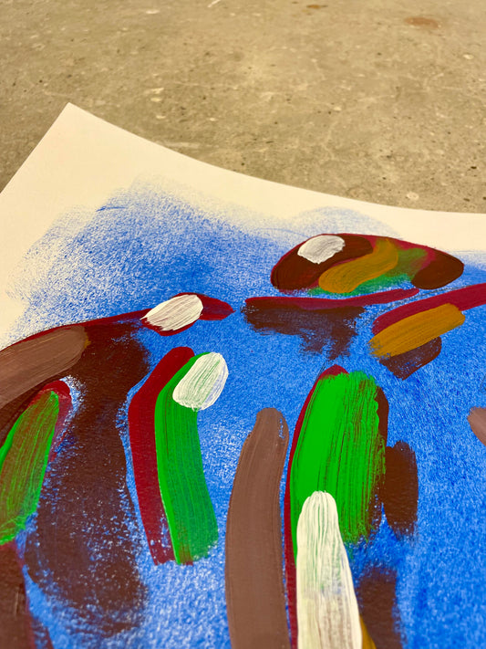 My Man - Blue & Brown