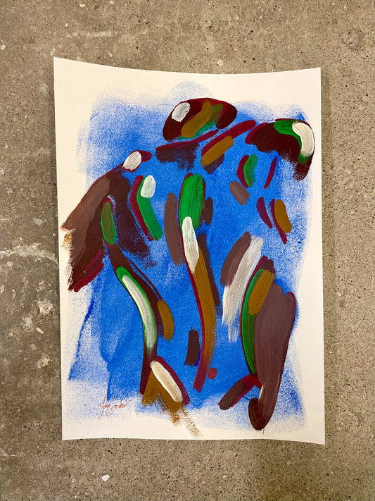 My Man - Blue & Brown