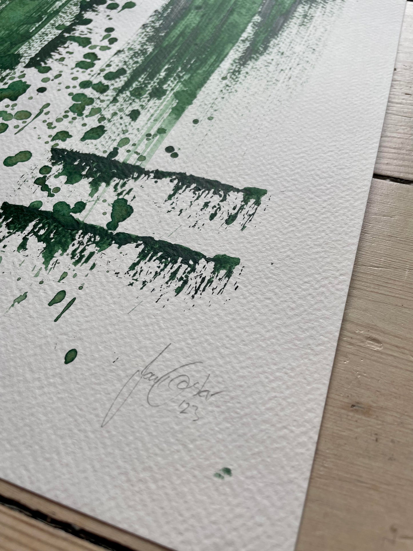Green / 30x40cm