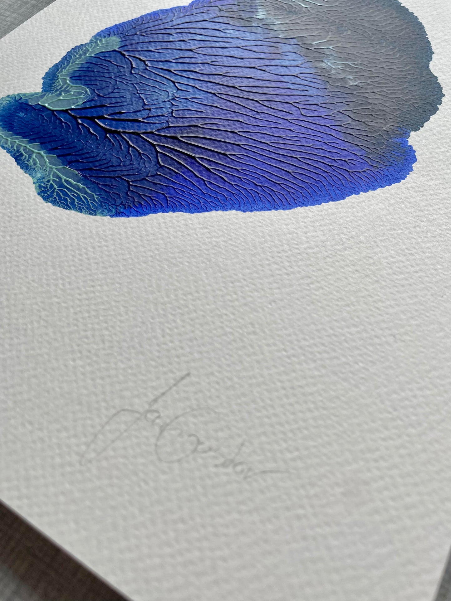 My Ocean Blue Heart 2/10 - A4